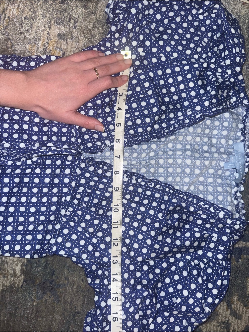 Hill House Blue and White Midi Dress - Picture 11 of 12